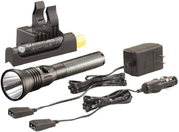 Streamlight - White LED Bulb, 740 Lumens, Industrial/Tactical Flashlight - Black Aluminum Body, 1 AA NiMH Battery Included - Apex Tool & Supply