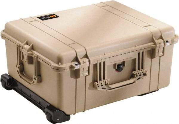 Pelican Products, Inc. - 19-11/16" Wide x 11-7/8" High, Clamshell Hard Case - Tan, Polyethylene - Apex Tool & Supply