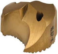 Seco - Series SD100, 16.67mm Diam 140° Replaceable Drill Tip - Carbide, TiAlN Finish, Through Coolant - Apex Tool & Supply