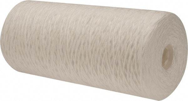 Pentair - 4-1/2" OD, 25µ, Polypropylene String-Wound Cartridge Filter - 9-7/8" Long, Reduces Sediments - Apex Tool & Supply