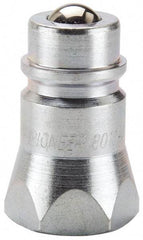 Parker - 9/16-18 SAE Steel Hydraulic Hose O-Ring Boss Nipple - 5,000 psi - Apex Tool & Supply