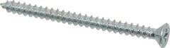 Value Collection - #10 Flat Head Phillips Sheet Metal Screw - Steel, 2-1/2" OAL, Grade 2 - Apex Tool & Supply