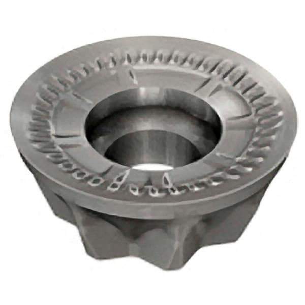 Iscar - R90MT1205 T Grade IC328 Carbide Milling Insert - TiCN Finish, 0.2087" Thick, 12mm Inscribed Circle - Apex Tool & Supply