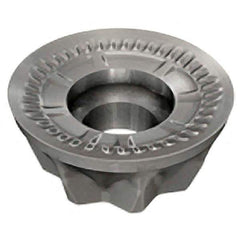 Iscar - R90MT1205 T Grade IC328 Carbide Milling Insert - TiCN Finish, 0.2087" Thick, 12mm Inscribed Circle - Apex Tool & Supply