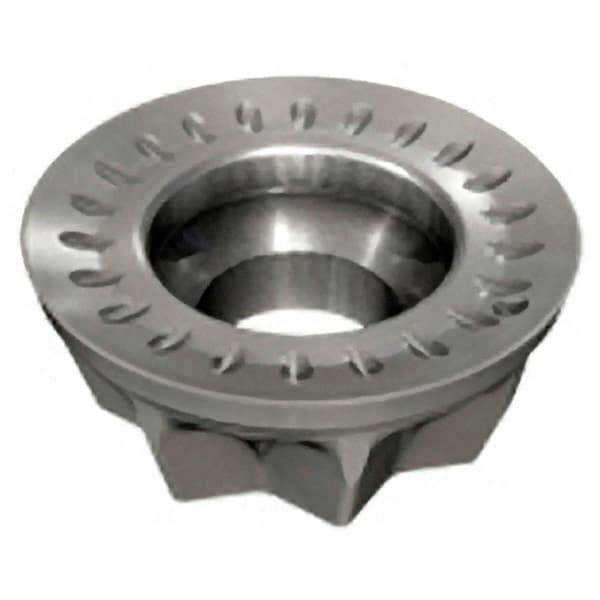 Iscar - RXMT10T3 RM Grade IC950 Carbide Milling Insert - TiAlN Finish, 0.1563" Thick, 10mm Inscribed Circle - Apex Tool & Supply