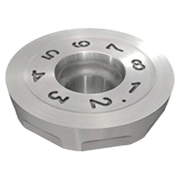 Iscar - RCCW1605 Grade IC328 Carbide Milling Insert - TiCN Finish, 0.126" Thick, 16mm Inscribed Circle - Apex Tool & Supply