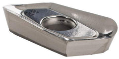Iscar - HM90 APCR220650 P Grade IC28 Carbide Milling Insert - Uncoated, 0.2402" Thick, 5mm Corner Radius - Apex Tool & Supply