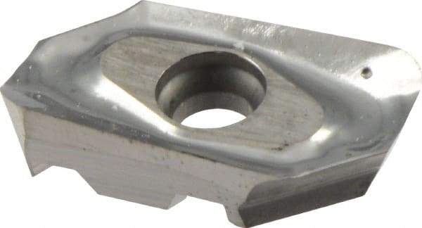 Iscar - HM90 AXCR150520 P Grade IC28 Carbide Milling Insert - Uncoated, 0.1969" Thick, 2mm Corner Radius - Apex Tool & Supply