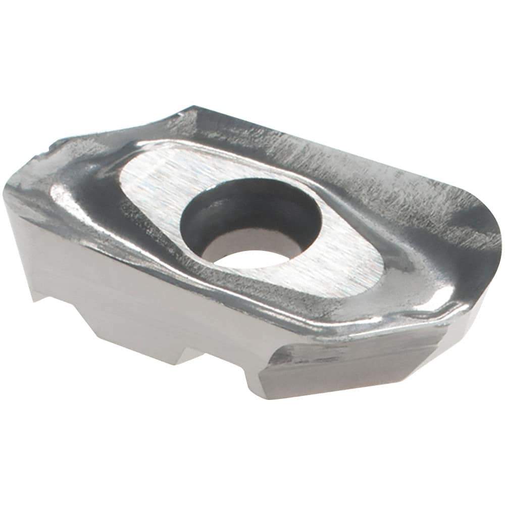Iscar - HM90 AXCR150532 P Grade IC28 Carbide Milling Insert - Uncoated, 0.1969" Thick, 3.2mm Corner Radius - Apex Tool & Supply