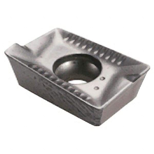 Iscar - APKT1003 76 Grade IC250 Carbide Milling Insert - TiCN/TiN Finish, 0.1366" Thick, 0.5mm Corner Radius - Apex Tool & Supply
