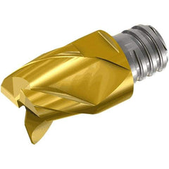 Iscar - MM HBR Grade IC908 Carbide End Milling Tip Insert - TiAlN Finish, 2 Flutes, 16mm Cutting Diam, 15.4mm Extension - Apex Tool & Supply