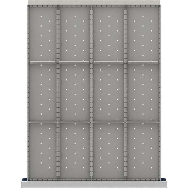 LISTA - 12-Compartment Drawer Divider Layout for 3.15" High Drawers - Apex Tool & Supply