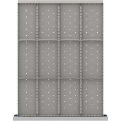 LISTA - 12-Compartment Drawer Divider Layout for 3.15" High Drawers - Apex Tool & Supply
