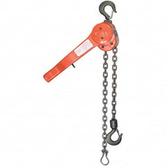 CM - 1,500 Lb Capacity, 20' Lift Height, Chain Manual Lever Hoist - Apex Tool & Supply