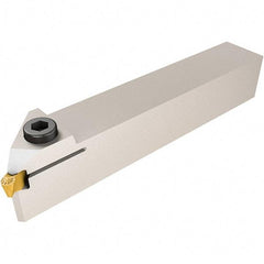 Iscar - GHMU, External, Left Hand, 6.4mm Max Groove Width, Indexable Grooving Tool Holder - GI.. Insert Compatibility, 20mm Shank Height, 20mm Shank Width, 122mm OAL - Apex Tool & Supply