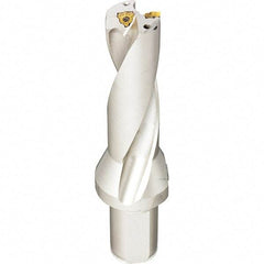 Iscar - 4.41" Max Drill Depth, 3xD, 1-15/32" Diam, Indexable Insert Drill - 1-1/2" Shank Diam, Whistle Notch Shank - Apex Tool & Supply