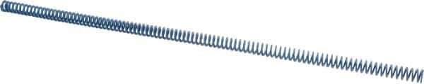 Associated Spring Raymond - 3/8" Hole Diam, 3/16" Rod Diam, 12" Free Length, Blue Die Spring - 36 Lb Max Deflection, 6" Max Deflection, Medium Duty, Chromium Alloy Steel - Apex Tool & Supply