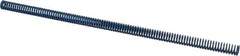 Associated Spring Raymond - 1/2" Hole Diam, 9/32" Rod Diam, 12" Free Length, Blue Die Spring - 42 Lb Max Deflection, 6" Max Deflection, Medium Duty, Chromium Alloy Steel - Apex Tool & Supply