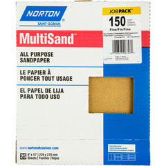 11″ × 9″ Multisand Paper Sheet 150 Grit Fine Aluminum Oxide - Apex Tool & Supply