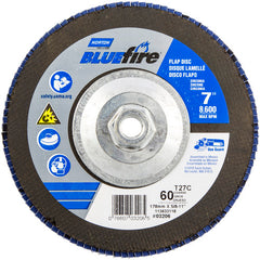 7″ × 1/4″ × 5/8″ 20X High Performance Flap Disc Type 29 60 Grit - Apex Tool & Supply