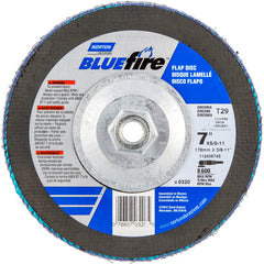7″ × 1/4″ × 5/8″ 20X High Performance Flap Disc Type 29 80 Grit - Apex Tool & Supply