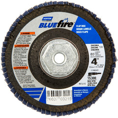 4″ × 1/4″ × 5/8″ 20X High Performance Flap Disc Type 29 60 Grit - Apex Tool & Supply