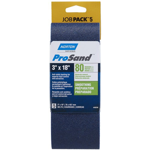 3″ × 18″ 3X High Performance Portable Belt 80 Grit Zirconia Alumina - Apex Tool & Supply
