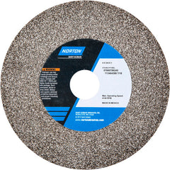 6″ × 3/4″ × 1″ Gemini Alundum Bench & Pedestal Wheel Type 01 Straight 36/46 - Apex Tool & Supply