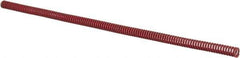 Associated Spring Raymond - 3/8" Hole Diam, 3/16" Rod Diam, 12" Free Length, Red Die Spring - 40 Lb Max Deflection, 4.44" Max Deflection, Medium Heavy Duty, Chromium Alloy Steel - Apex Tool & Supply