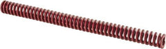 Associated Spring Raymond - 1" Hole Diam, 1/2" Rod Diam, 12" Free Length, Red Die Spring - 275.3 Lb Max Deflection, 4.44" Max Deflection, Medium Heavy Duty, Chromium Alloy Steel - Apex Tool & Supply