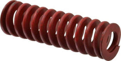 Associated Spring Raymond - 1-1/4" Hole Diam, 5/8" Rod Diam, 4" Free Length, Red Die Spring - 544.6 Lb Max Deflection, 1.48" Max Deflection, Medium Heavy Duty, Chromium Alloy Steel - Apex Tool & Supply