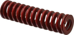 Associated Spring Raymond - 1-1/4" Hole Diam, 5/8" Rod Diam, 4-1/2" Free Length, Red Die Spring - 532.8 Lb Max Deflection, 1.67" Max Deflection, Medium Heavy Duty, Chromium Alloy Steel - Apex Tool & Supply