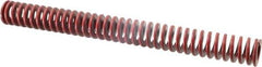 Associated Spring Raymond - 1-1/4" Hole Diam, 5/8" Rod Diam, 12" Free Length, Red Die Spring - 550.6 Lb Max Deflection, 4.44" Max Deflection, Medium Heavy Duty, Chromium Alloy Steel - Apex Tool & Supply