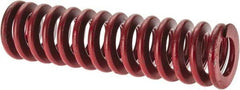 Associated Spring Raymond - 1-1/2" Hole Diam, 3/4" Rod Diam, 5-1/2" Free Length, Red Die Spring - 700 Lb Max Deflection, 2.04" Max Deflection, Medium Heavy Duty, Chromium Alloy Steel - Apex Tool & Supply