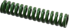 Associated Spring Raymond - 3/4" Hole Diam, 3/8" Rod Diam, 3-1/2" Free Length, Green Die Spring - 301.9 Lb Max Deflection, 0.88" Max Deflection, Extra Heavy Duty, Chromium Alloy Steel - Apex Tool & Supply