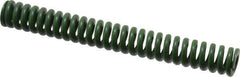 Associated Spring Raymond - 3/4" Hole Diam, 3/8" Rod Diam, 6" Free Length, Green Die Spring - 292.5 Lb Max Deflection, 1.5" Max Deflection, Extra Heavy Duty, Chromium Alloy Steel - Apex Tool & Supply