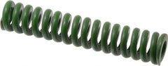 Associated Spring Raymond - 1" Hole Diam, 1/2" Rod Diam, 5" Free Length, Green Die Spring - 540 Lb Max Deflection, 1.25" Max Deflection, Extra Heavy Duty, Chromium Alloy Steel - Apex Tool & Supply