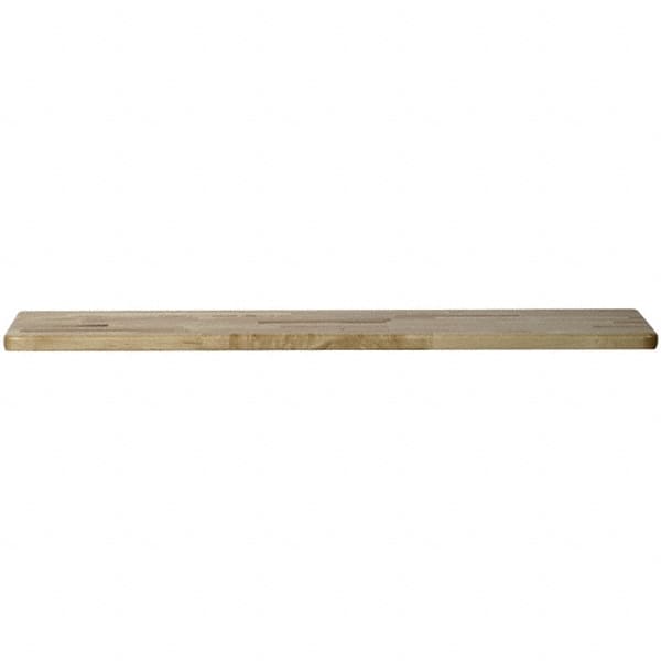 Hallowell - 9-1/2" Wide x 1-1/4" High x 96" Deep, Locker Benchtop - Apex Tool & Supply