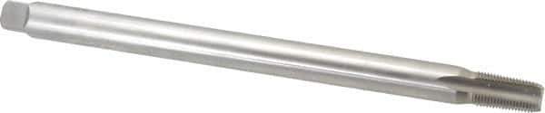 Hertel - 3/8-18 NPT, 4 Flute, Plug Chamfer, Bright Finish, High Speed Steel, Extension Pipe Tap - 10" OAL, 0.7" Shank Diam, 1-1/16" Thread Length - Apex Tool & Supply