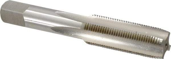 Hertel - 5/8-18 UNF, H4, 4 Flute, Plug Chamfer, Bright Finish, High Speed Steel Hand STI Tap - 4-1/32" OAL, 1-13/16" Thread Length - Apex Tool & Supply