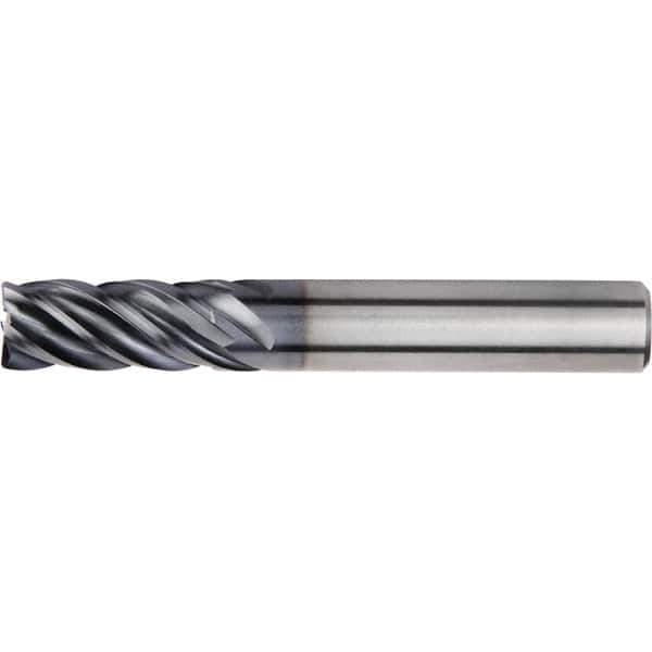 Kennametal - 16mm, 5 Flute, Single End, Solid Carbide, 0.75mm Corner Radius End Mill - 92mm OAL, 38° Helix, Right Hand Flute, 32mm LOC, Right Hand Cut - Apex Tool & Supply
