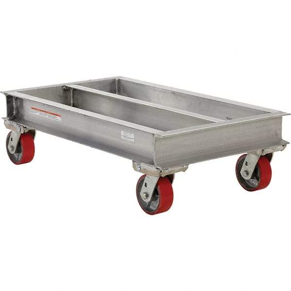 Vestil - 2,000 Lb Capacity Aluminum Dolly - 42" Long x 40" Wide - Apex Tool & Supply