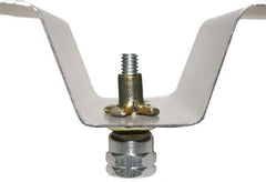 Buildex - 2" Zinc-Plated Steel Vertical (End Drilled) Mount Threaded Rod Anchor - 3/8" Diam x 1-1/4" Long, 750 Lb Ultimate Pullout, For Use with Steel - Apex Tool & Supply