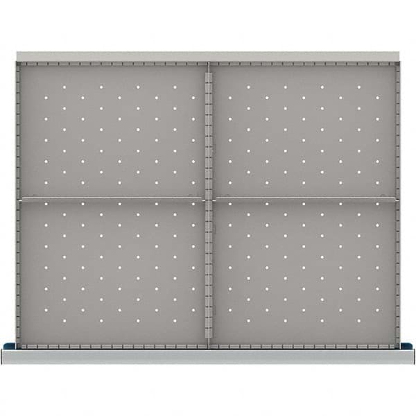 LISTA - 4-Compartment Drawer Divider Layout for 3.15" High Drawers - Apex Tool & Supply