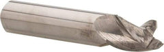 Accupro - 3/4", 1" LOC, 3/4" Shank Diam, 4" OAL, 3 Flute, Solid Carbide Square End Mill - Single End, Uncoated, Spiral Flute, 37° Helix, Centercutting, Right Hand Cut, Right Hand Flute - Apex Tool & Supply