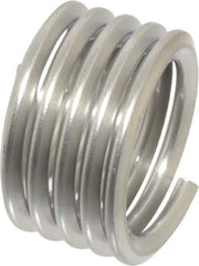 Recoil - 1/2-13 UNC, 1/2" OAL, Free Running Helical Insert - 4-7/8 Free Coils, Tanged, Stainless Steel, Bright Finish, 1D Insert Length - Apex Tool & Supply