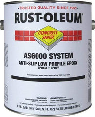 Rust-Oleum - 1 Gal Kit Gloss Silver Gray Antislip Epoxy - 80 to 100 Sq Ft/Gal Coverage, <100 g/L VOC Content - Apex Tool & Supply