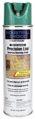 Rust-Oleum - 17 fl oz Green Marking Chalk - 500' to 530' Coverage at 1-1/4" Wide, Water-Based Formula - Apex Tool & Supply