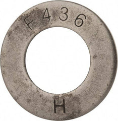 Value Collection - 1-1/4" Screw, Grade SAE 1035-1050 Steel Structural Flat Washer - 1-3/8" ID x 2-1/2" OD, Plain Finish - Apex Tool & Supply