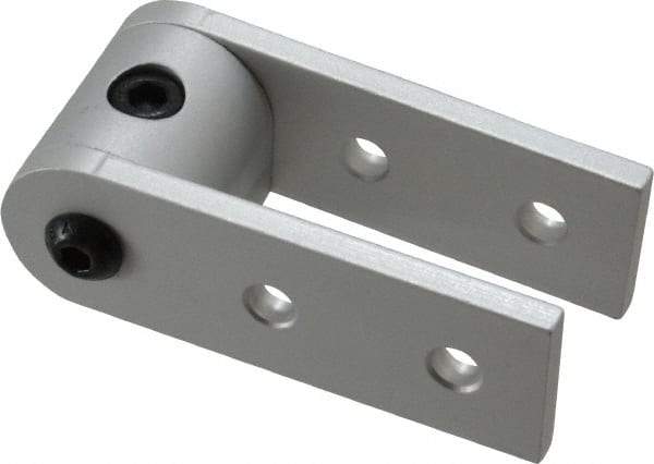80/20 Inc. - 3" High, Open Shelving 90° 3" Arm Pivot - Aluminum, Use with Series 10 & Bolt Kit 3393 - Apex Tool & Supply